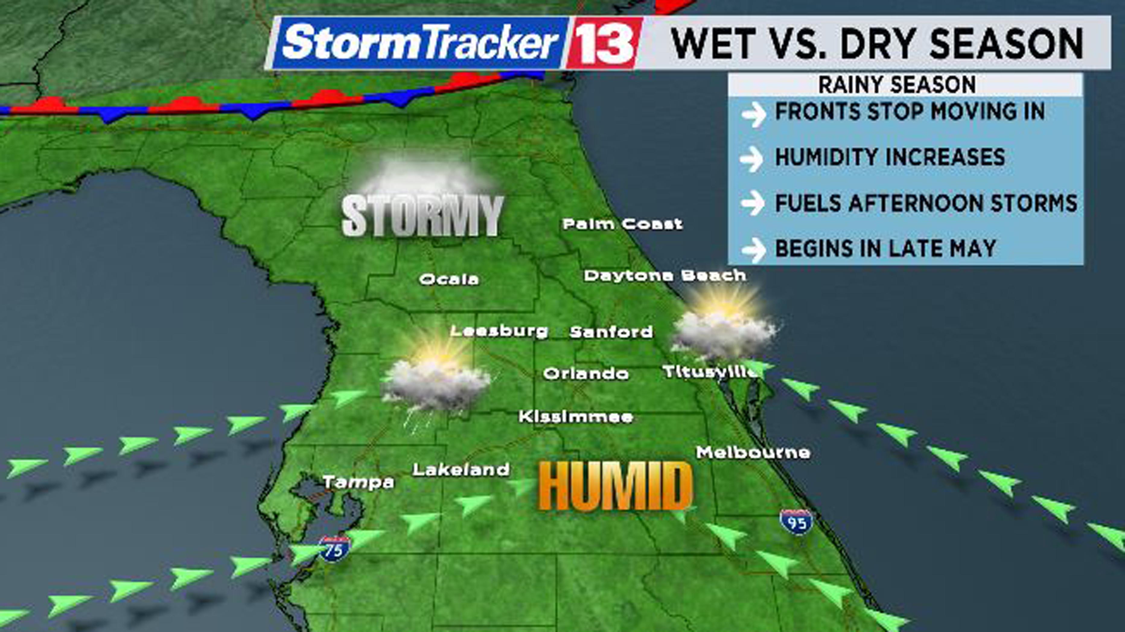 Weather Blog Rainy Season Right Around the Corner